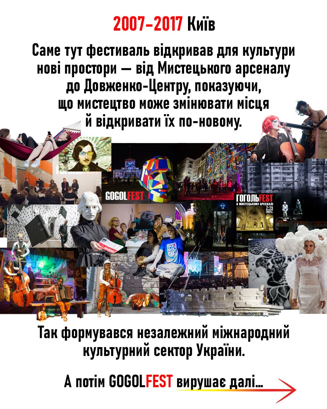 "ГогольFest" змінив програму через обстріли в Києві: великі події відбудуться навесні