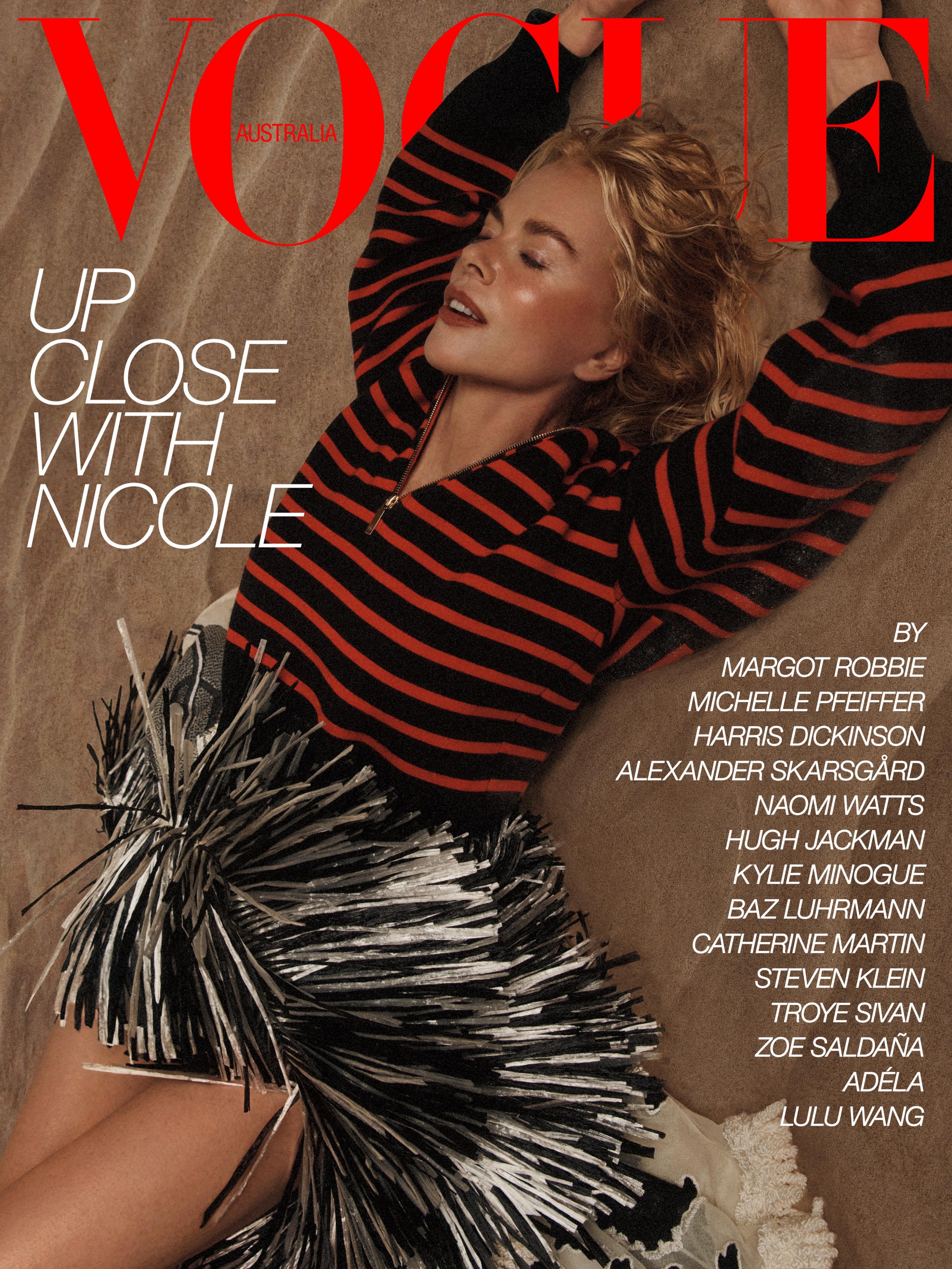 Ніколь Кідман знялася для Vogue у бюстгальтері Chanel і блискучих джинсах